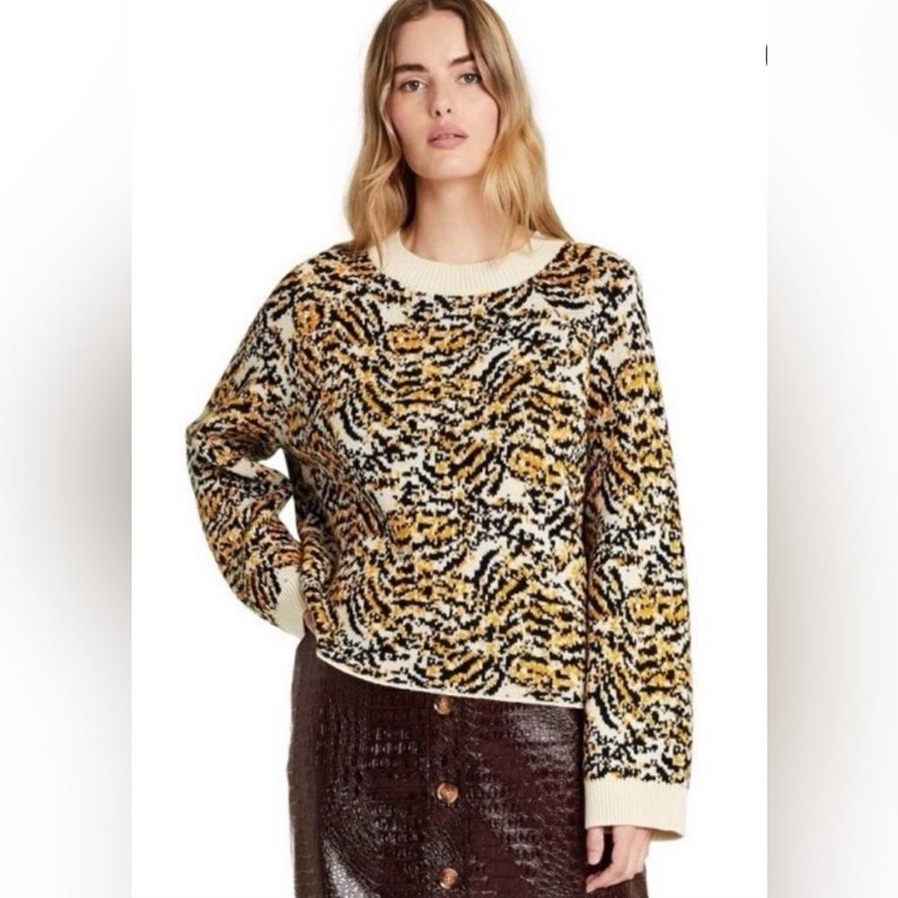 Rachel Comey x Target Animal Print Crewneck Pullover Sweater - Size S